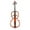Brown, variant on 4/4 Electric-Acoustic Cello, Curve Eight Design, Maple/Basswood Build with Bow/Rosin/Headphone/Carrying Bag for Beginners to Professionals