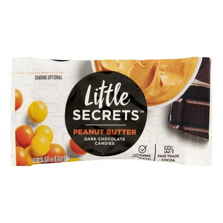 Premium Peanut - Little Secrets Premium Chocolate Candies, Peanut Butter, 1.10 Oz