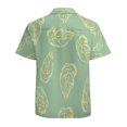 thumbnail image 3 of High Quality Hawaiian Shirts for Men Short Sleeve Aloha Beach Shirt Floral Summer Casual Button Down Shirts Blouses 2KTQAD, 3 of 7