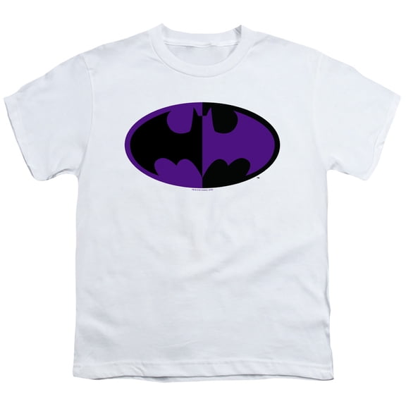 Batman - Split Symbol - Youth Short Sleeve Shirt - Small