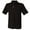 Black, variant on Henbury Mens Classic Plain Polo Shirt With Stand Up Collar