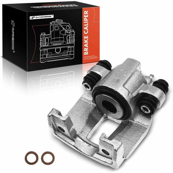 A-Premium Disc Brake Caliper Assembly Without Bracket Compatible with Select Ford, Lincoln and Mercury Models - Crown Victoria 1996-2002, Grand Marquis 1998-2002, Town Car 2001-2002 4.6L - Rear