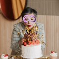 thumbnail image 3 of 1 Pair of Birthday Glasses 60 Years Old Glasses with Rhinestones Funny Plastic Costume Photo Booth Prop, 3 of 3