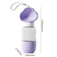 thumbnail image 3 of EGNMCR Portable Water Bottle For Dogs A Combined Drinking And Feeding Cup For Dogs Plastics Pets Feeding and drinking, 3 of 7