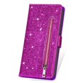 thumbnail image 4 of Case for FOXDOCK Google Pixel 6a Glitter Zipper Wallet Case with Short Hand Strap, 4 of 4