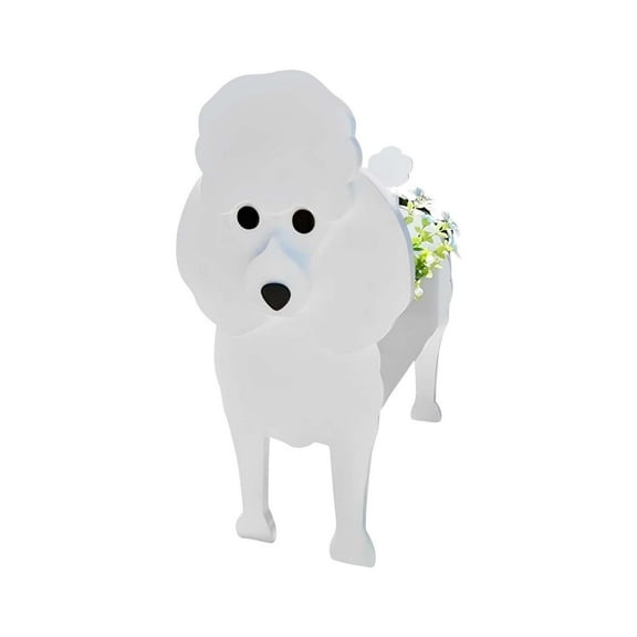 Jacenvly New Years Decorations Dog Flower Pot Planter Cute Pvc Herb Garden Dog Flower Pot Indoor/Outdoor Plant Dog Flower Pot Pet Flower Pot Great Gift Pet Lovers Christmas Decor