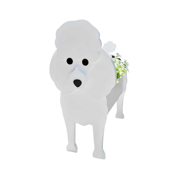 pstuiky Maceta para perro bonita maceta de PVC para jardín de hierbas ideal para interiores y exteriores ideal para amantes de las mascotas.