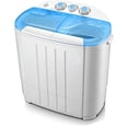 thumbnail image 1 of Intexca Machine à Laver Portable Compacte à Double Cuve avec Laveuse et Essoreuse – Bleu, Électrique, 1 of 5