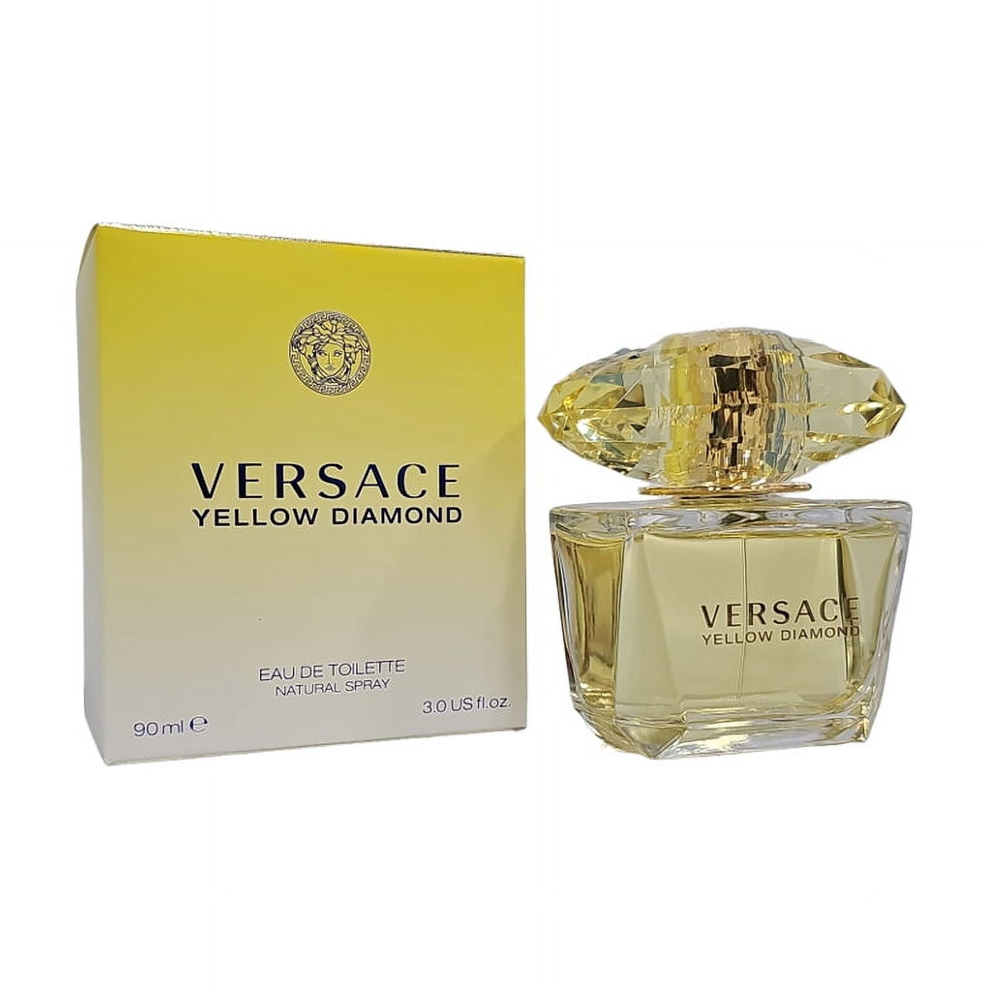 Versace, Yellow Diamond Eau De Toilette, 3.0 oz, Perfume for Women