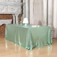 thumbnail image 4 of GFDYREE Sequin Tablecloth, Wedding, Dinning Table, Rectangular, 90"x132", Mint Green, 4 of 7