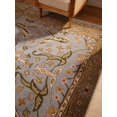 thumbnail image 6 of Rugsotic Carpets Hand Tufted Wool Eco-Friendly Area Rugs - 10'x10', Square, Blue Green, Modern Contemporary Design, High Pile Handmade Anti Skid Rugs for Living Room, Bed Room (K00503), 6 of 12
