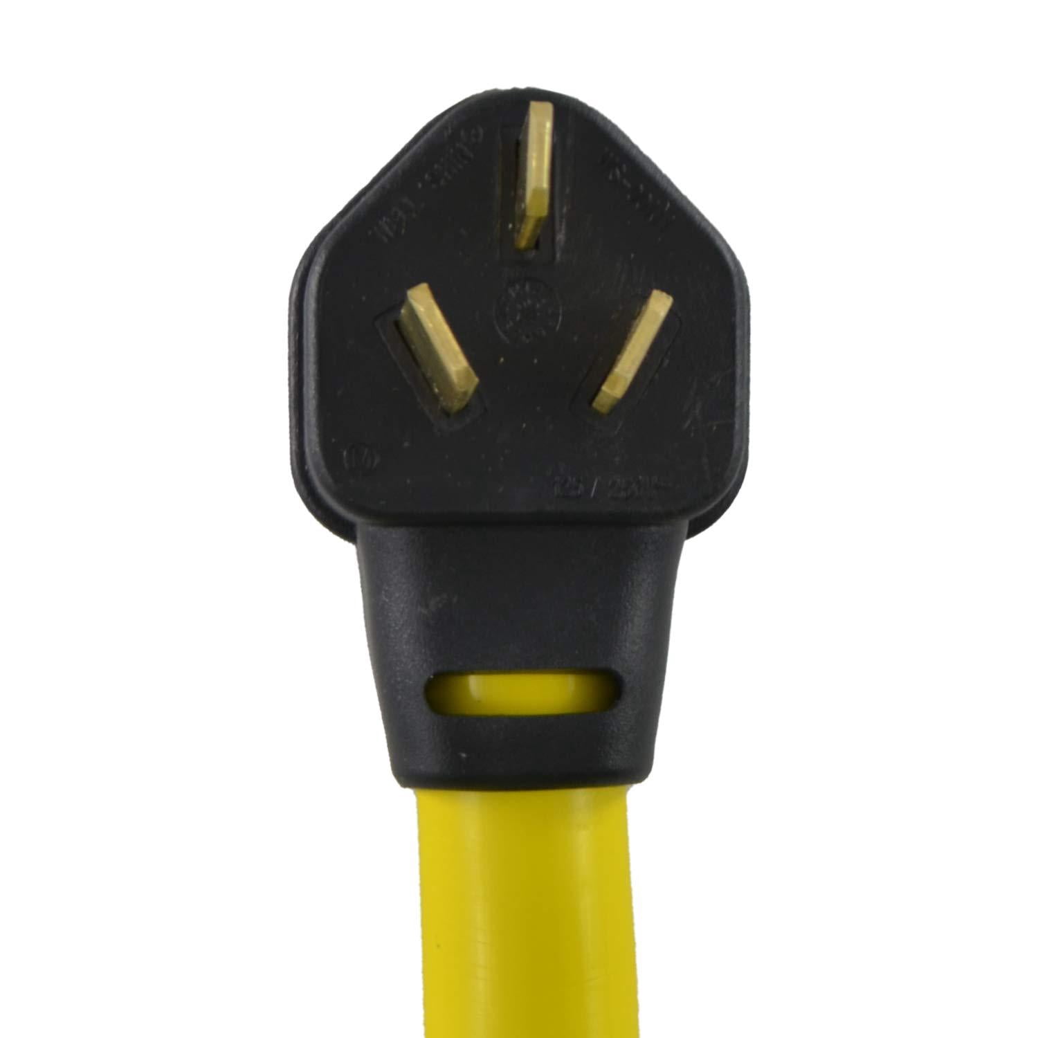 Conntek EV1050T NEMA 10-50P to NEMA 14-50R (Tesla Style) Adapter Cord compatible with Tesla Vehicles