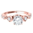 thumbnail image 2 of Aonejewelry 1/2 Ct. Ttw Antique Design Diamond Engagement Ring 14 Rose Gold, 2 of 4