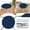 Navy Blue, variant on Round Garden Chair Pads Seat Cushion for Outdoor Bistros Stool Comfortable Four Ropes
