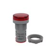 thumbnail image 4 of Shopcorp Round LED Voltage Meter Indicator – AC20-500V, 22 mm Digital Voltmeter for Home or Industrial Equipment and Mount Panels in Operating Rooms and Distribution Boxes (3 pack red), 4 of 4