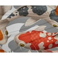thumbnail image 4 of oneOone Polyester Lycra White Fabric Koi Fish Ocean Sewing Craft Projects Fabric Prints By Yard 56 Inch Wide, 4 of 4