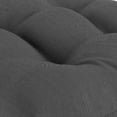 thumbnail image 5 of Jordan Manufacturing Sunbrella 18" x 18" Cast Charcoal Solid Square Tufted Contoured Outdoor Wicker Seat Cushion (2 Pack), 5 of 11