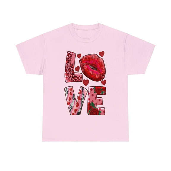 Unisex Love Valentines Day Tshirt, Gift for her Tshirt