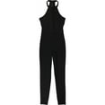 thumbnail image 2 of Ralph Lauren Womens Mesh Inserts Jumpsuit, Black, Small, 2 of 2