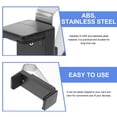 thumbnail image 3 of LEEYNEERSun Visor Clip Professional Compact Design Garage Door Opener Usage 4Set 2.6X1.6In, 3 of 6