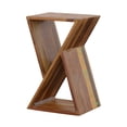 thumbnail image 4 of Lily Solid Reclaimed Wood Accent Side Table Natural, 4 of 7
