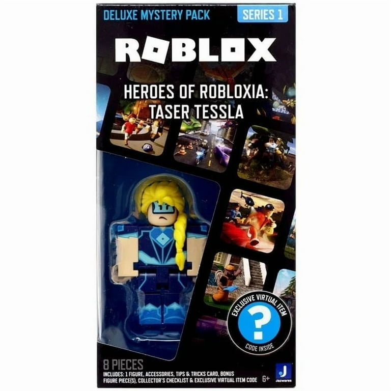 Roblox Series 1 Heroes of Robloxia: Taser Tessla 3-Inch Deluxe