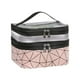 thumbnail image 1 of Neceser de viaje de doble capa, plástico impermeable, capa superior transparente, organizador de artículos de aseo de gran capacidad para mujeres, cosméticos, uso doméstico y viajes, 1 of 2