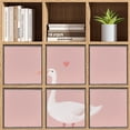 thumbnail image 7 of Set of 6 Collapsible Oxford Fabric Storage Cubes with Handles, Foldable Closet Organizer Bins for Clothes, Toys, Shelves, Home & Kitchen Goose Love Heart, 7 of 7