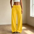 thumbnail image 2 of RFQWOVSR Women Casual Wide Leg Sweatpants Drawstring Waist Loose Joggers Athletic, 2 of 5