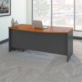 thumbnail image 3 of Series C 72W Bow Front Desk with Mobile File in Natural Cherry - Engineered Wood, 3 of 7