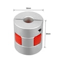 thumbnail image 2 of REGALWOVEN 10mm to 12mm Shaft Plum Shaped Coupling Coupler 30mm Diameter 35mm Length, 2 of 5