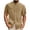 Khaki, variant on ibuvkizy Shirts for Men Summer Short Sleeve with Button Down Solid Color Casual Tops Army Green,L