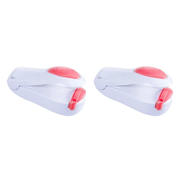 Naiovety Mini Food Sealer Moistureproof ABS Shop Storage Airtight Tool Sealed Snacks Handheld Home Sealing Portable Como se muestra 2piezas