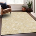 thumbnail image 6 of Addison Rugs Mayfield Washable Transitional Floral Honey Rectangle Rug, 3' x 5', 6 of 6