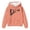 Orange, variant on Women's Hoodie Oversize Animal Bear Print Long Sleeve with Pocket Hooded Pullover Sweaters