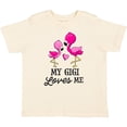 thumbnail image 3 of Inktastic My Gigi Loves Me with Two Flamingos Boys or Girls Toddler T-Shirt, 3 of 5