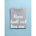 thumbnail image 3 of Thou Shalt Not Try Me Women T-Shirt, Female Medium, 3 of 4