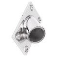 thumbnail image 3 of Base Rectangulaire en Acier Inoxydable 45 Degrés Rail de Main Durable pour Bateaux 22mm, 3 of 5