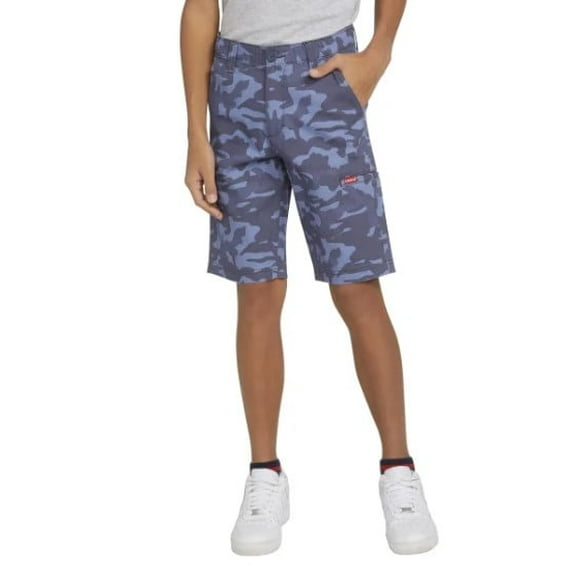 Levi's Youth Cargo Short (Blue Camo, 8)