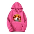 thumbnail image 2 of ZHYou Halloween Sweatshirts For Women Stylish Pumpkin Skull Printed Long Sleeve Drawstring Hoodie Sweatshirt Fall Winter, 2 of 5