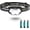 AAA-1 Pack, variant on 9 LED Headlamp  , 1 Pack 2000 Lumens Headlight, 3 AAA  Included, 6 Modes, Lightweight and Adjustable, IPX5   Lamp for Camping, Outdoor, Running