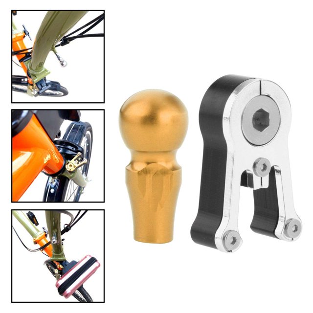 Handlebar Headpost Adjust Catcher for Folding Bikes Accessories Head Tube Holder for Lightweight w/ Bobo Ball He Qiyong unisex