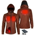 thumbnail image 3 of ActionHeat 5V Women's Battery Heated Slim Fit Hoodie, 3 of 5