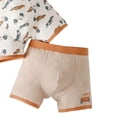 thumbnail image 5 of Qopobobo Toddler Boy Underwear Toddler Underwear Boys Cotton Boxer Briefs, Soft Breathable Underwear for Toddler and Kids Orange,11-12, 5 of 5