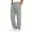 Gray, variant on sageysalite Sweatpants for Men Straight Leg Side Slit Drawstring Elastic Waist Fall Winter Workout Warm Workout Pants with Pockets