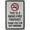 Warning Sign 4, variant on This is a Smoke-Free Property Thank You for Not Smoking - 8"x12" Tin Metal Warning Sign, Vintage No Smoking Decor for Home Office Restaurant Indoor Public Area