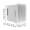 thumbnail image 2 of XWSHYW Aparatos Electrónicos Mini Refrigerante Cosmético para Cuidado de La Pie Refrigerador Cosmético Pequeño Portátil Refrigerador Cosmético Mini 6L Refrigerador Mini para Dormitorio o Tocador, 2 of 2