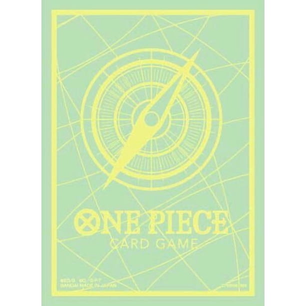 ONE PIECE Card Game Official Card Sleeve Series 9 - Card Back Mint Green & Lemon (70 ct)