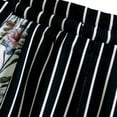 thumbnail image 4 of Pantalones de Piernas Anchas de las Mujeres Impresión Floral de Algodón Lino Suelto Casual de Cintura Alta Pantalones Largos Cónicos para Primavera Verano, 4 of 6