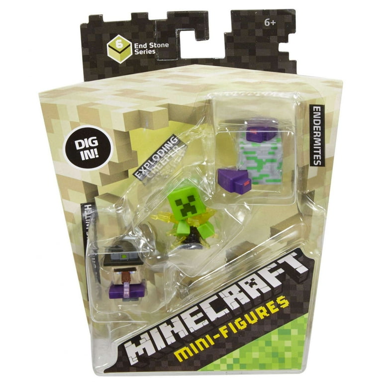 Minecraft Mini Figures 3-Pack - Potion Witch, Exploding Creeper